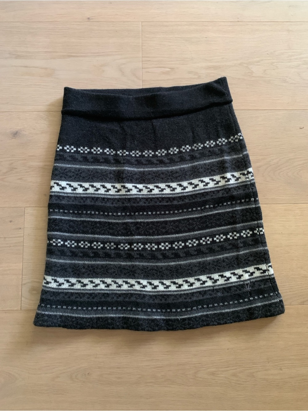 NWOT Ibex Women’s S Merino Wool Fair Isle Nordic Skirt Mountain Cabin Apres Ski